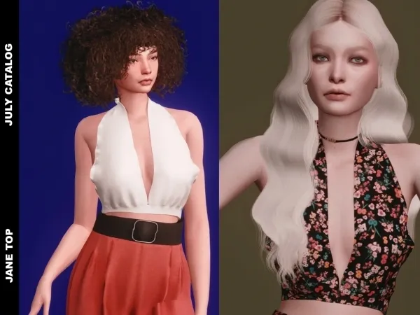 Maxis Match Jane Top by serenity-cc - The Sims 4 Custom Content