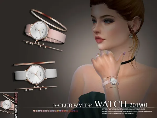 Alpha S Club WM Watch 201901 - The Sims 4 Custom Content