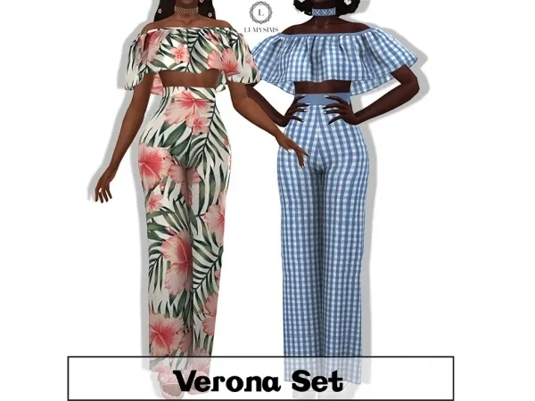 Alpha Verona Set by lumysims - The Sims 4 Custom Content