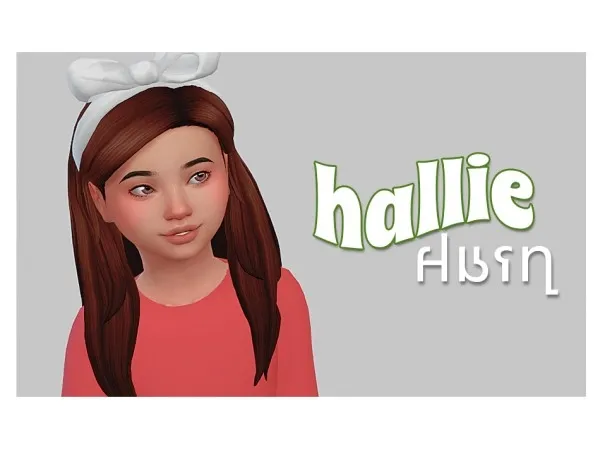 Maxis Match boxofplumbobs hallie hair conversion by simsfinds - The Sims 4 Custom Content