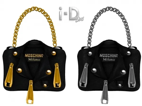 Alpha MOSCHINO BAG V1 & V2 by polygoncouture - The Sims 4 custom content