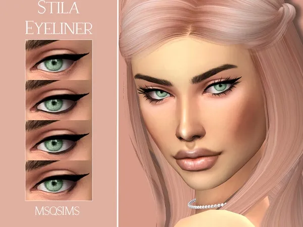 Maxis Match Stila Eyeliner by thesimsresource - The Sims 4 Custom Content