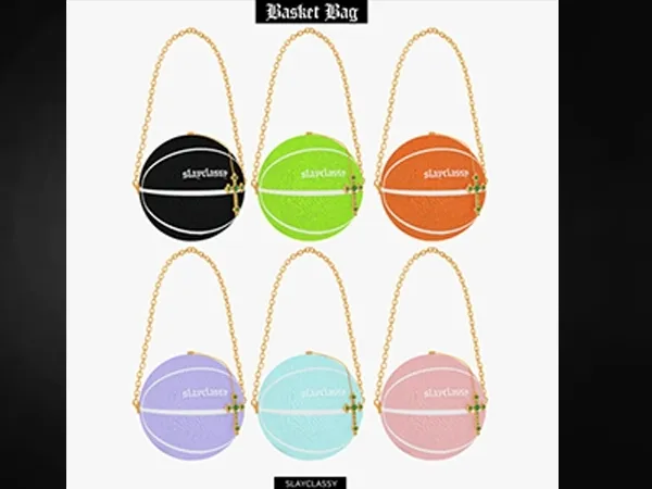 Alpha SlayClassy 106 Basketball purse by slayclassy - The Sims 4 Custom Content