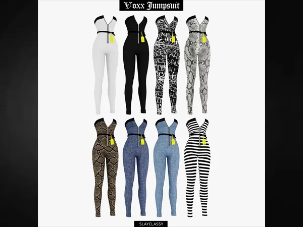 Alpha SlayClassy 106 Voxx jumpsuit - The Sims 4 Custom Content