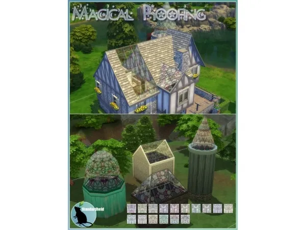 Maxis Match standardheld Magical Roofing - The Sims 4 Custom Content