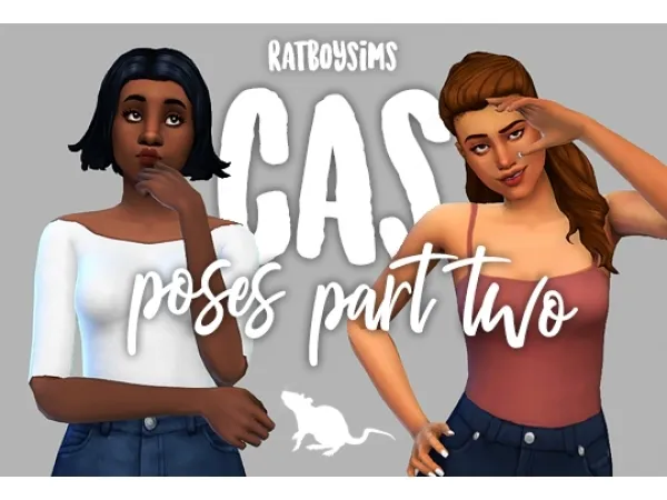 Maxis Match ratboysims cas poses part two by simsfinds - The Sims 4 Custom Content