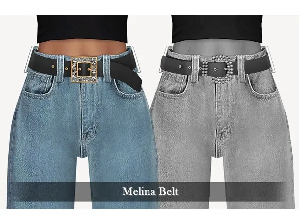 Alpha Melina Belt - The Sims 4 Custom Content
