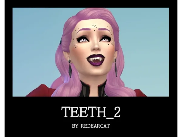 Maxis Match redearcat Teeth_2 - The Sims 4 Custom Content