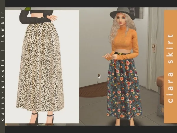 Alpha Ciara Skirt ( ) - The Sims 4 Custom Content