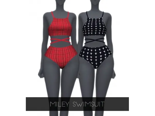 Alpha MILEY SWIMSUIT - The Sims 4 Custom Content