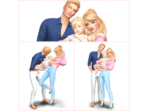 TS4 Poses — lucky-content: Formal Family Portraits Pose Dump...
