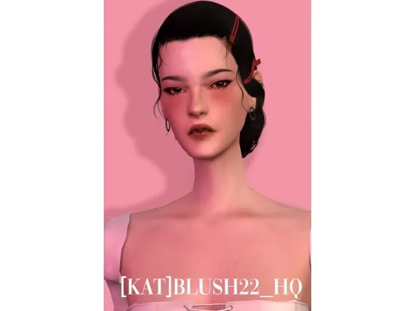 Alpha blush21 y by katrina-y - The Sims 4 Custom Content