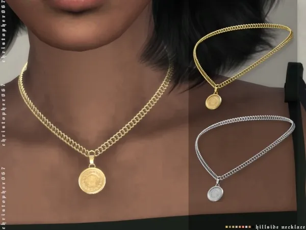 Maxis Match Hillside Necklace Christopher067 by christopher067 - The Sims 4 Custom Content