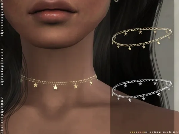 Mix Romeo Necklace Christopher067 by christopher067 - The Sims 4 Custom Content