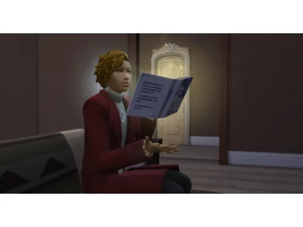 Alpha ROM Read Normal Books with Magic by simsfinds - The Sims 4 Custom Content