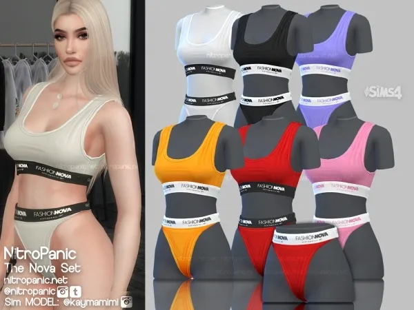 Alpha The Nova Set (BOTTOM) by nitropanic - The Sims 4 custom content