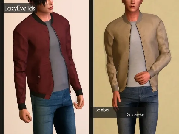 Alpha Bomber by lazyeyelids - The Sims 4 Custom Content