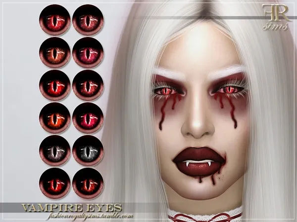 Alpha FRS Vampire Eyes by thesimsresource - The Sims 4 Custom Content
