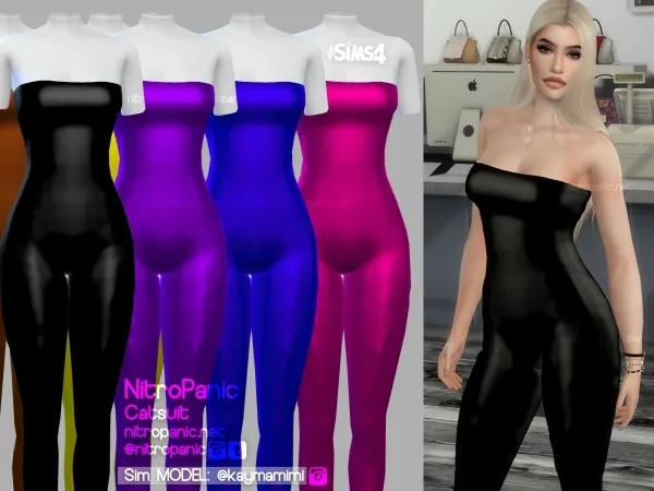 Alpha Catsuit by nitropanic - The Sims 4 Custom Content