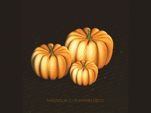 Alpha Magnolia C Pumpkin Deco by magnolia-c - The Sims 4 Custom Content