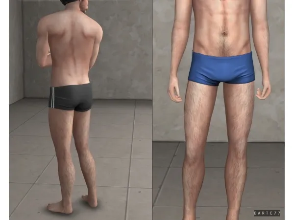 Alpha darte77 Swim Trunks by simsfinds - The Sims 4 Custom Content