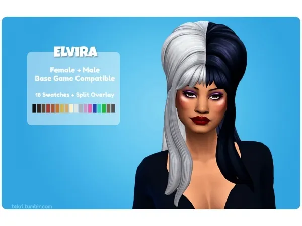 Maxis Match Elvira by simsfinds - The Sims 4 Custom Content