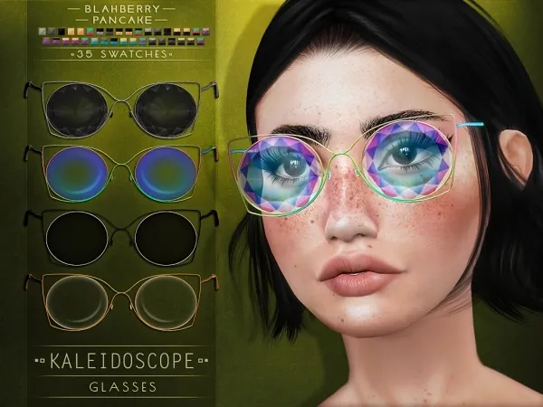 Blahberry Pancake - Kaleidoscope Glasses