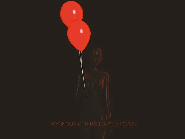 Alpha Magnolia C IT Balloons Poses by magnolia-c - The Sims 4 Custom Content