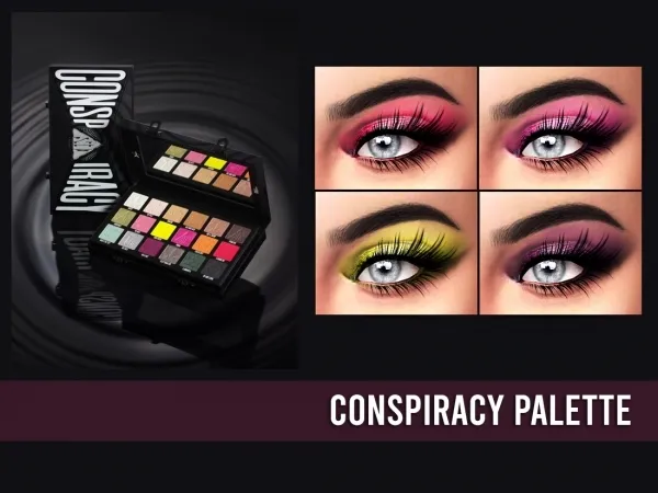 Maxis Match Conspiracy Palette by frostsims - The Sims 4 Custom Content