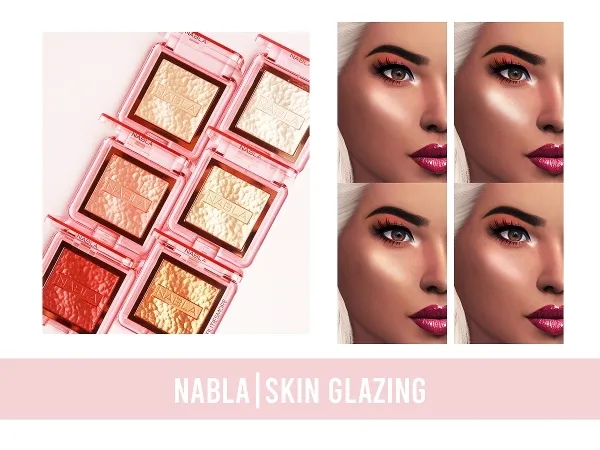 Maxis Match Nabla Skin Glazing Highlighter - The Sims 4 Custom Content