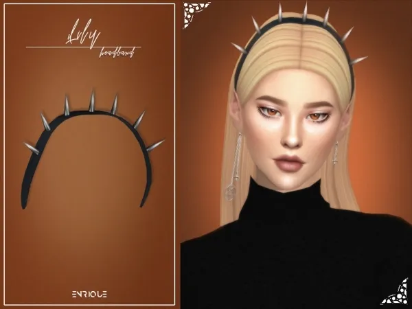 Maxis Match [EnriqueS4] Lily Headband by EnriqueS4 - The Sims 4 Custom Content