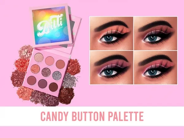 Maxis Match Candy Button Palette - The Sims 4 Custom Content
