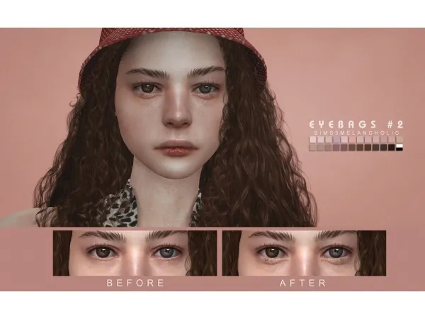 Alpha eyebags 2 contacts 51 by simsfinds - The Sims 4 Custom Content
