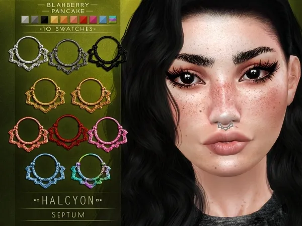 Alpha Blahberry Pancake Halcyon Septum by blahberry-pancake - The Sims 4 Custom Content