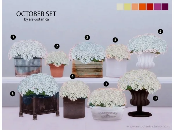 Alpha ars botanica October Set by simsfinds - The Sims 4 Custom Content