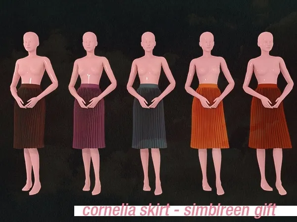 Alpha cornelia skirt ( ) - The Sims 4 Custom Content