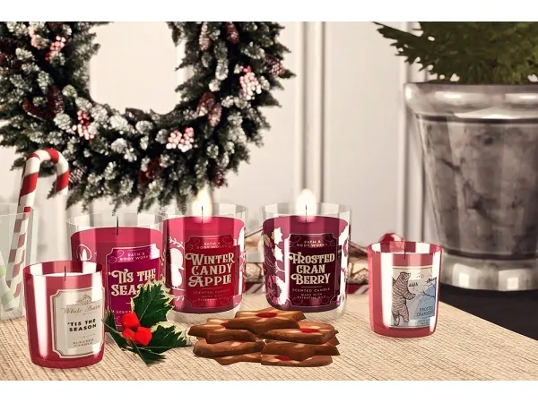 Alpha sooky88 Bath Body Works Candle Winter Collection - The Sims 4 Custom Content