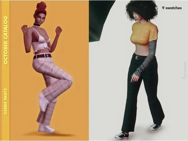 Maxis Match Debbie Pants by serenity-cc - The Sims 4 Custom Content