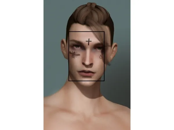 Mix c cerberus sims s tattoo n2 by simsfinds - The Sims 4 Custom Content