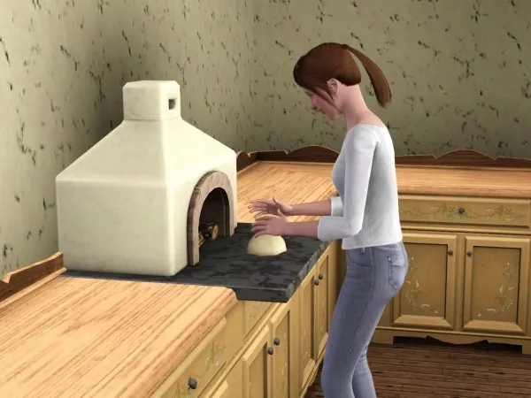 danjaley Counter Top Pizza Oven by simsfinds - The Sims 3 Custom Content