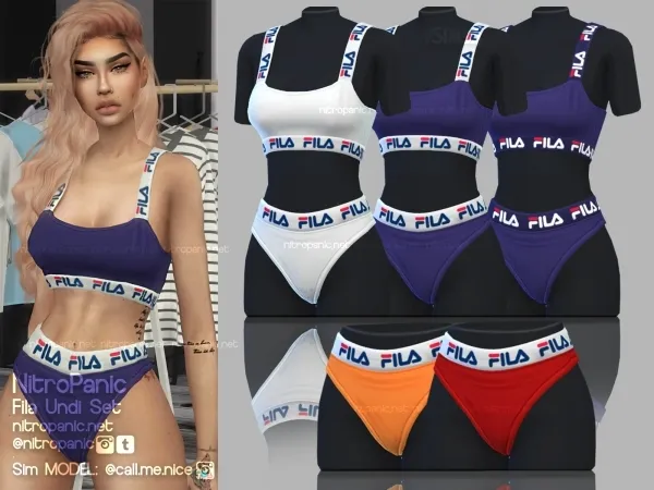Alpha Fila Undi Set (BOTTOM) by nitropanic - The Sims 4 Custom Content