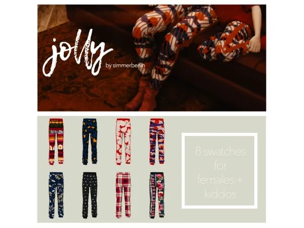 Alpha JOLLY a recolor set by simsfinds - The Sims 4 Custom Content