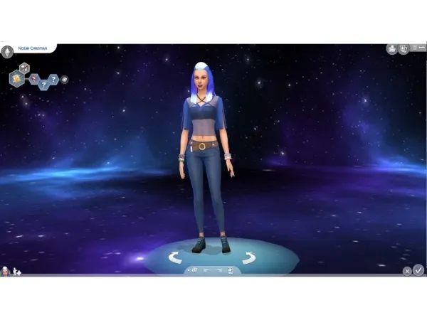 Alpha Galaxy CAS Background by simsfinds - The Sims 4 Custom Content