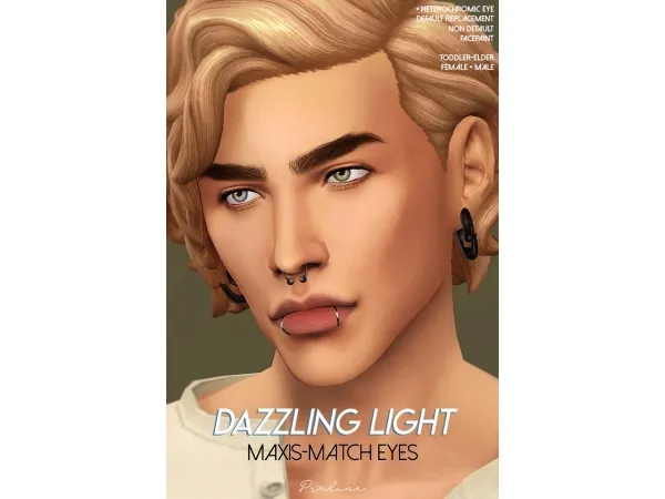 Maxis Match DAZZLING LIGHT Maxis Match Eyes by Pralinesims UPDATED FOR INFANTS - The Sims 4 Custom Content