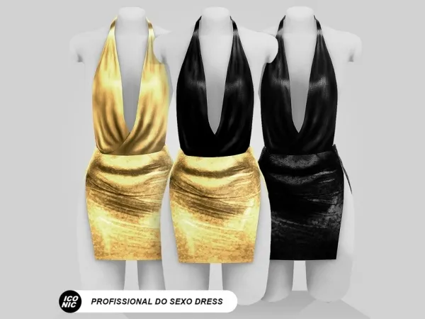 Alpha #177156 (Dress) VIP by iconic - The Sims 4 custom content