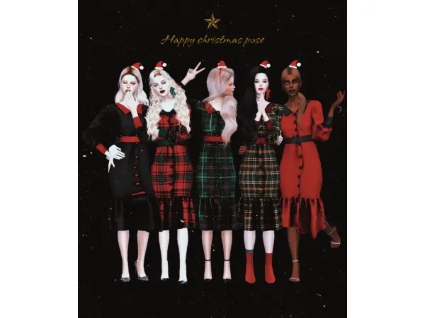 Alpha [Lozey]Happy Christmas by simsfinds - The Sims 4 Custom Content