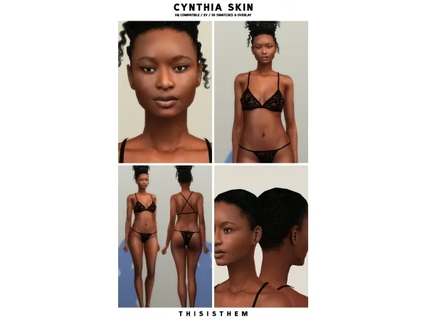 Alpha Cynthia Skin by simsfinds - The Sims 4 Custom Content