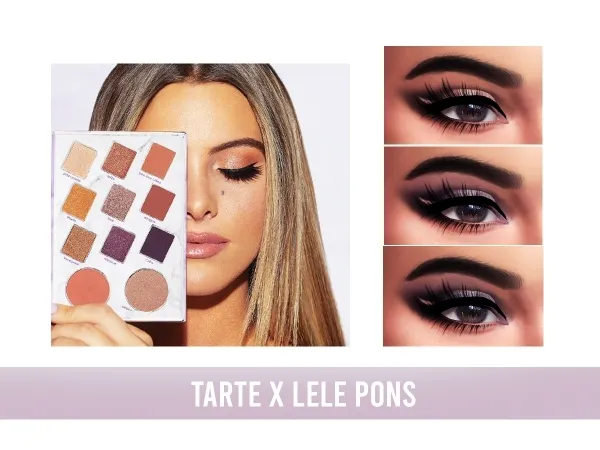 Mix LELE PONS X TARTE EYESHADOW PALETTE - The Sims 4 Custom Content