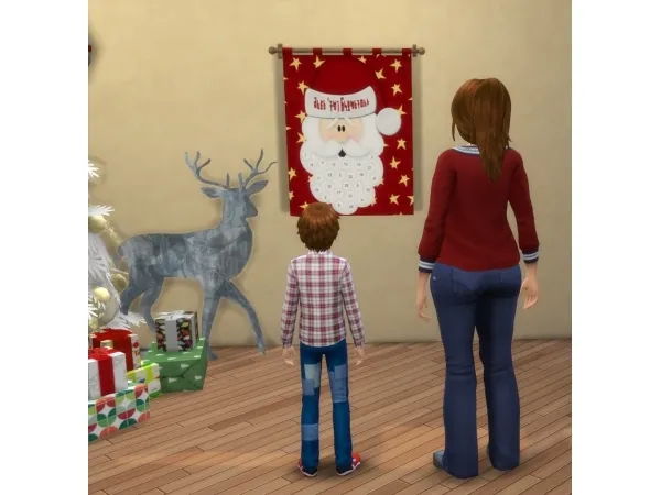 Alpha Day 10 Holiday Gift by simsfinds - The Sims 4 Custom Content