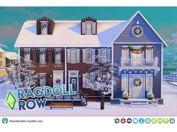 Alpha Ragdoll Row - The Sims 4 Custom Content